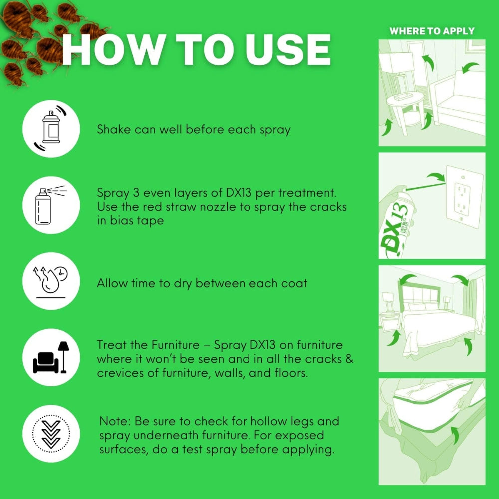 Pet-Safe, Powerful De-Infestation for Bed Bugs, Fleas & Ticks