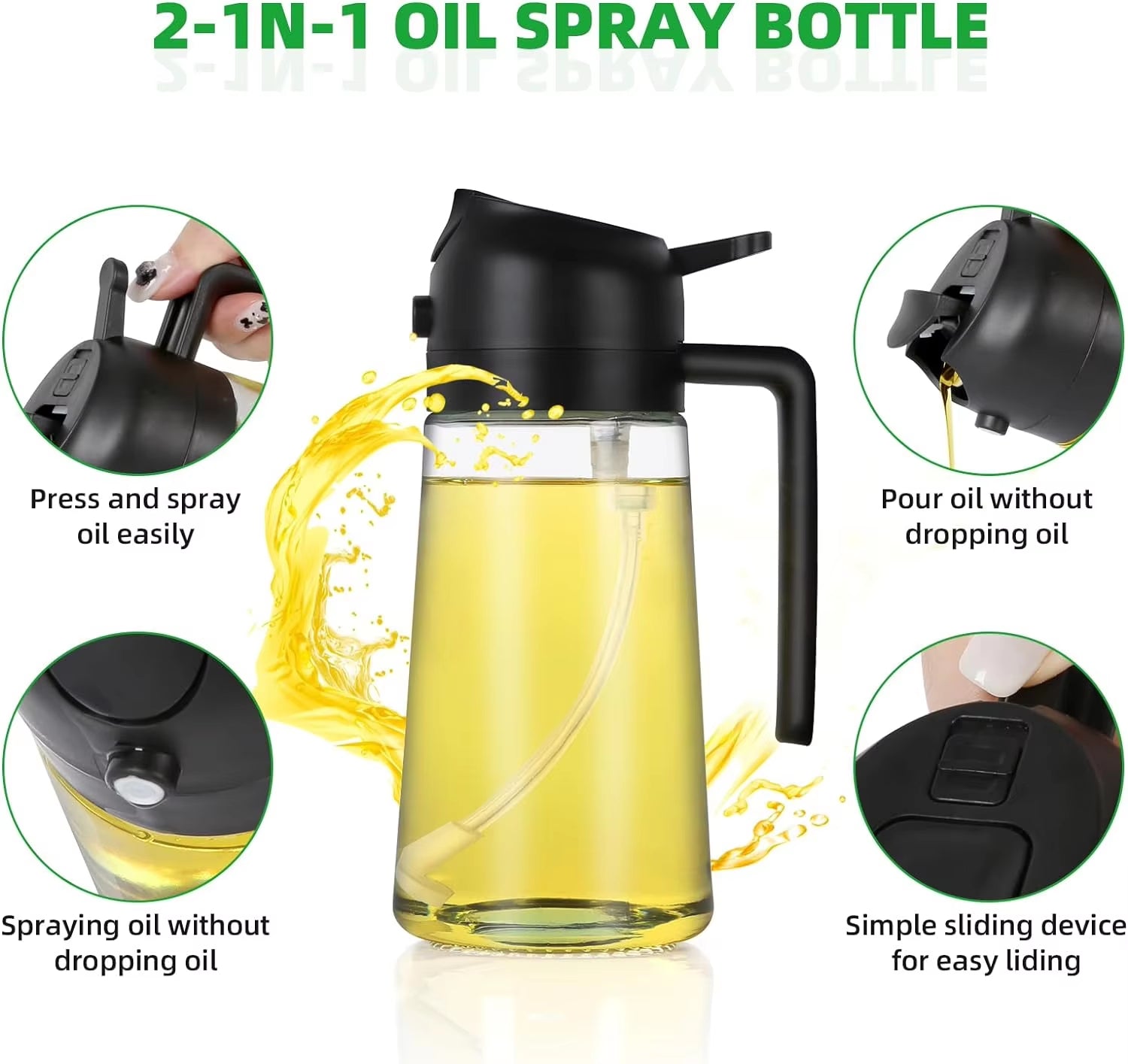 Oil Dispenser with Brush