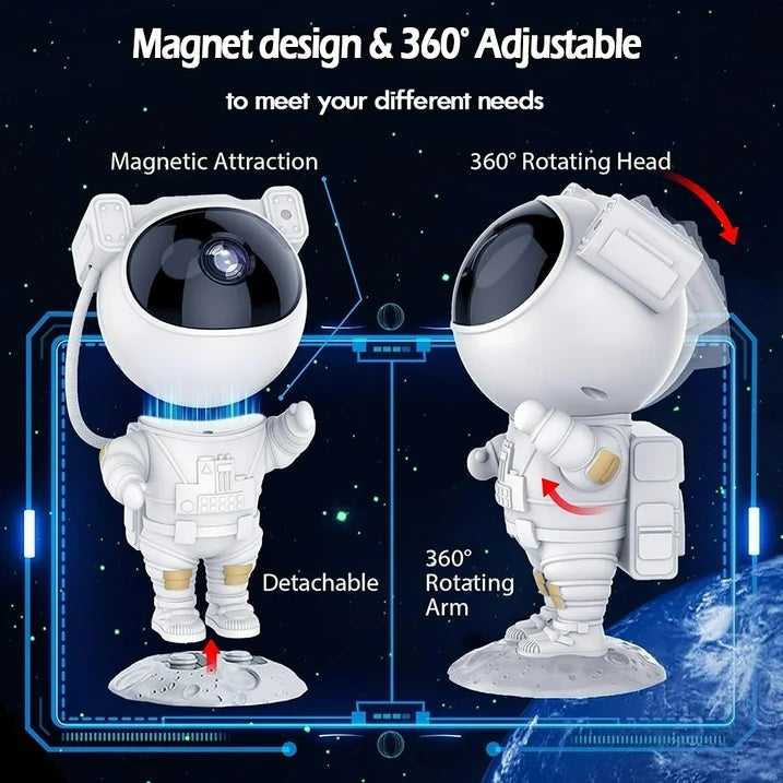 Astronaut Galaxy Projector Lamp with Remote