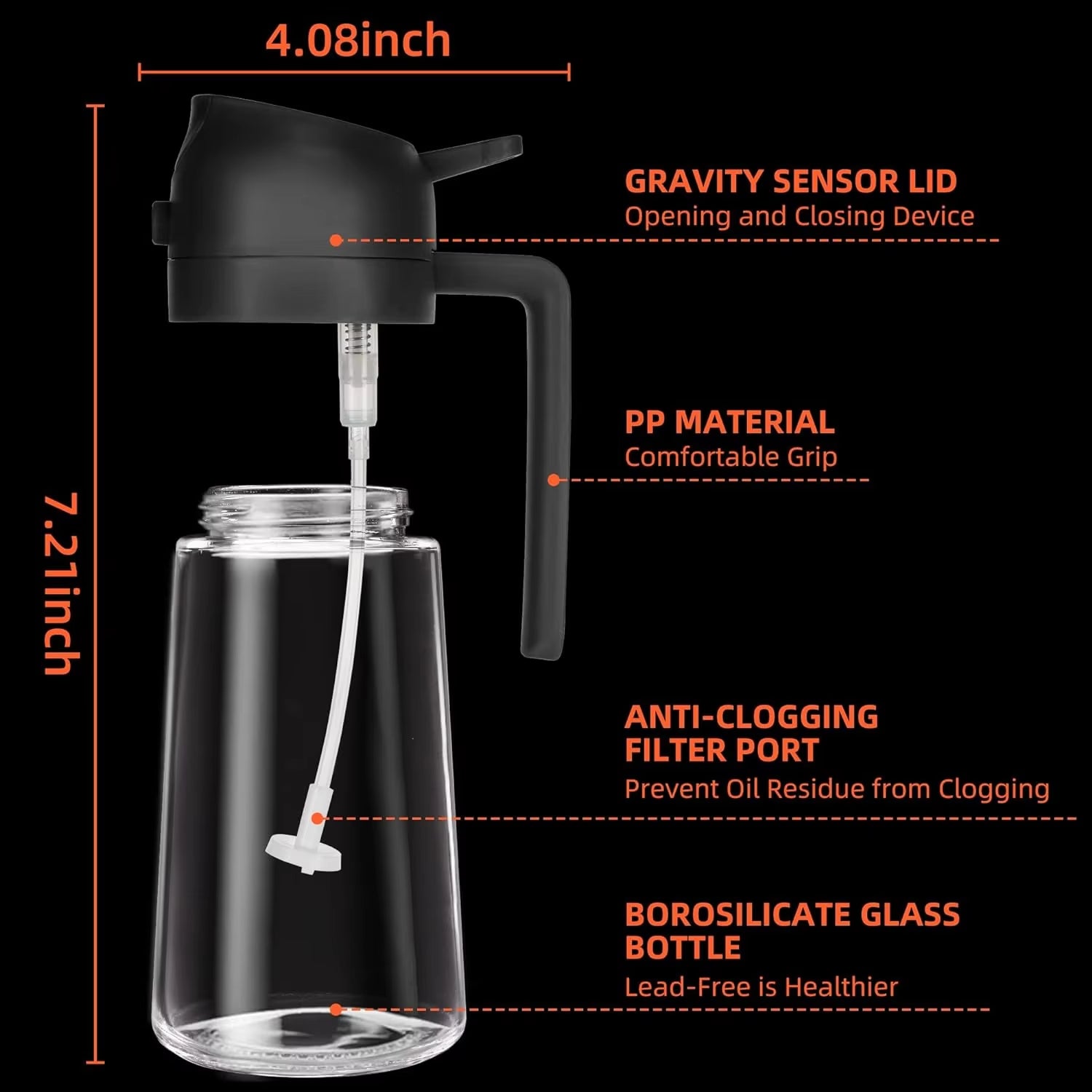 Oil Dispenser with Brush