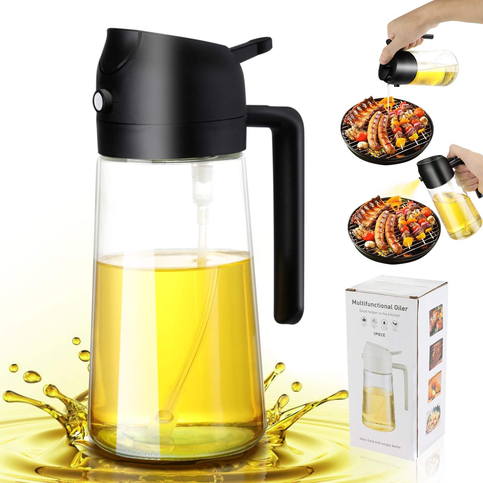 Oil Dispenser with Brush