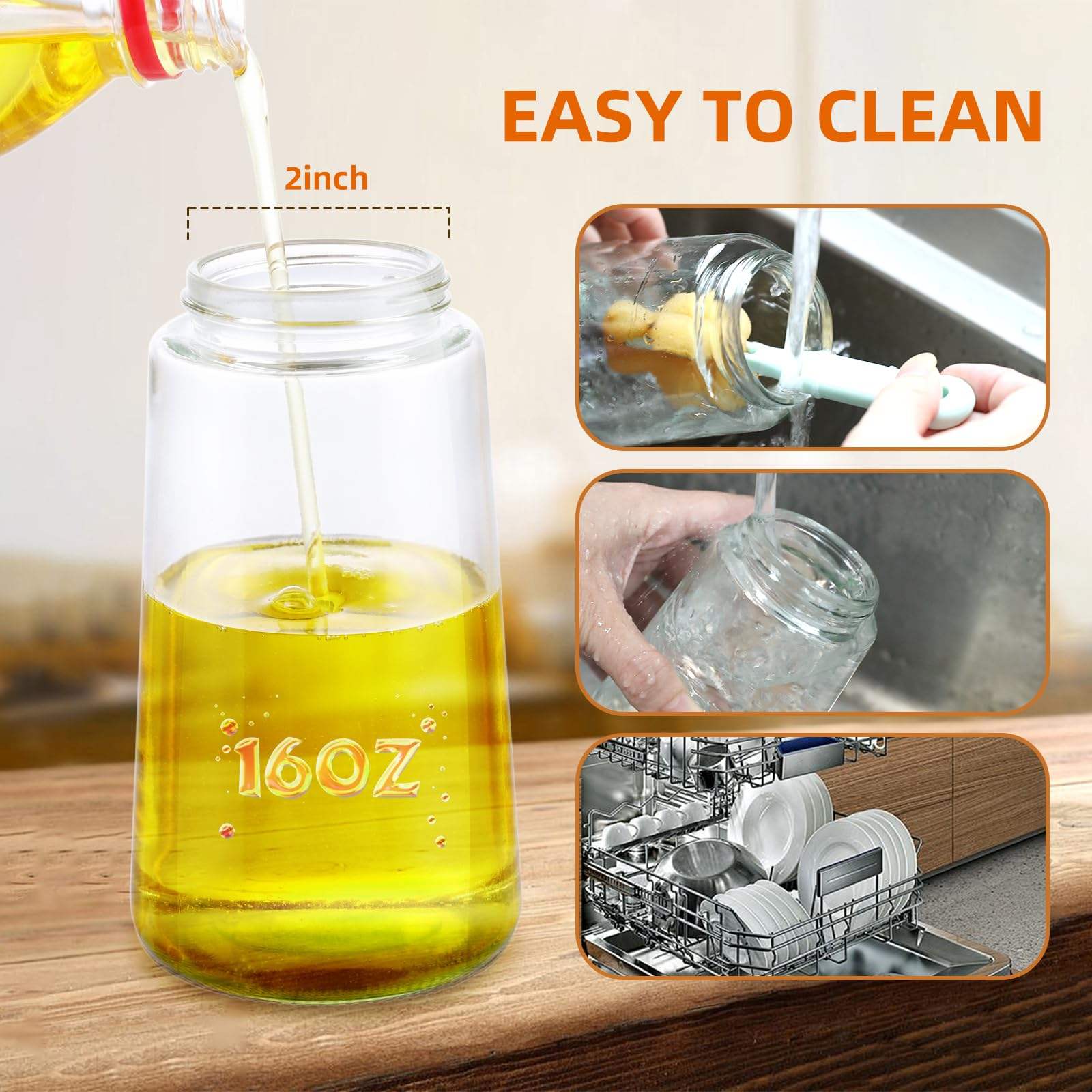 Oil Dispenser with Brush