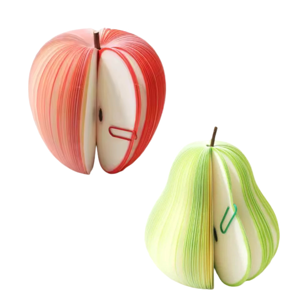 Apple/Pear-Shaped 3D Memo Pad